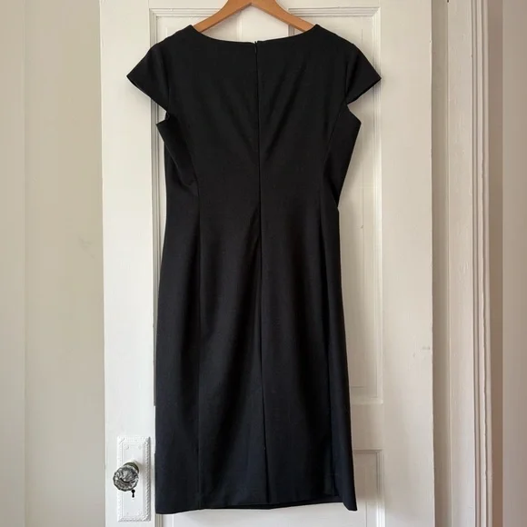 Armani Collezioni Wool Charcoal Dress - Picture 10 of 11